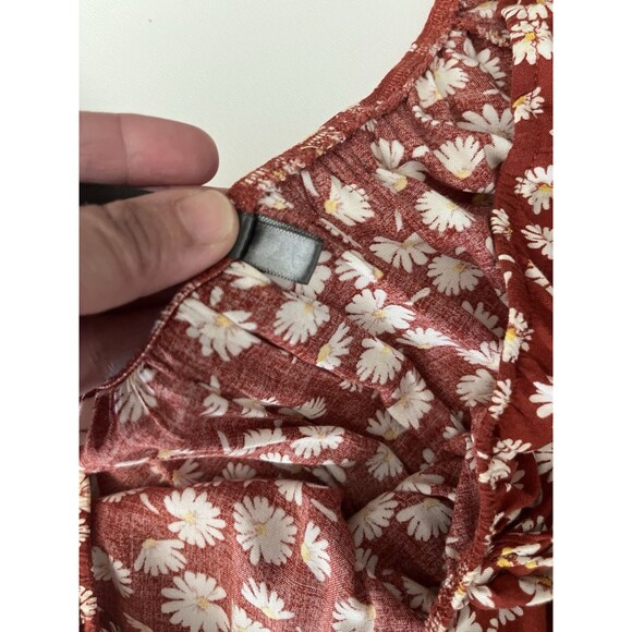 Nevena RAE women’s dress Floral 2X Sleeveless Smocked Waist Layered Pullover - Picture 6 of 15